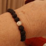 White Howlite Lava Stone Anxiety Bracelet