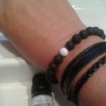 White Howlite Lava Stone Anxiety Bracelet