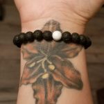 White Howlite Lava Stone Anxiety Bracelet