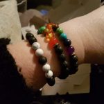 White Howlite Lava Stone Anxiety Bracelet