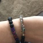 Glass Crystal Adjustable Anxiety Bracelet