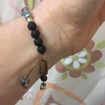 Glass Crystal Adjustable Anxiety Bracelet