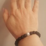 White Howlite Lava Stone Anxiety Bracelet