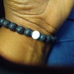 White Howlite Lava Stone Anxiety Bracelet