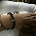 White Howlite Lava Stone Anxiety Bracelet