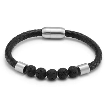 Magnetic Clasp Lava Stone Anxiety Bracelet – Anxiety Bracelet UK Shop