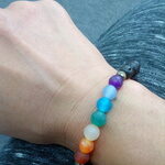 7 Chakra Agate Anxiety Bracelet