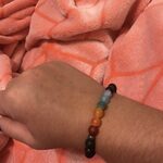 7 Chakra Agate Anxiety Bracelet