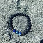 Blue Regalite Anxiety Bracelet