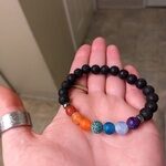 7 Chakra Agate Anxiety Bracelet