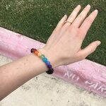 7 Chakra Agate Anxiety Bracelet