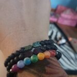 7 Chakra Agate Anxiety Bracelet