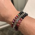 Glass Crystal Adjustable Anxiety Bracelet