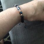 Glass Diffuser Adjustable Anxiety Bracelet (ROYAL PACIFIC)