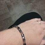 Glass Diffuser Adjustable Anxiety Bracelet (ROYAL PACIFIC)