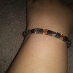 Glass Diffuser Adjustable Anxiety Bracelet (ROYAL PACIFIC)