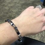 Glass Diffuser Adjustable Anxiety Bracelet (ROYAL PACIFIC)