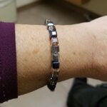 Glass Diffuser Adjustable Anxiety Bracelet (ROYAL PACIFIC)