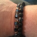 Glass Diffuser Adjustable Anxiety Bracelet (ROYAL PACIFIC)