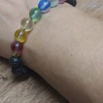 Glow Glass Chakra Adjustable Anxiety Bracelet