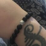 White Howlite Lava Stone Anxiety Bracelet