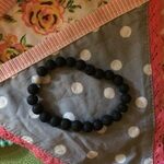 White Howlite Lava Stone Anxiety Bracelet